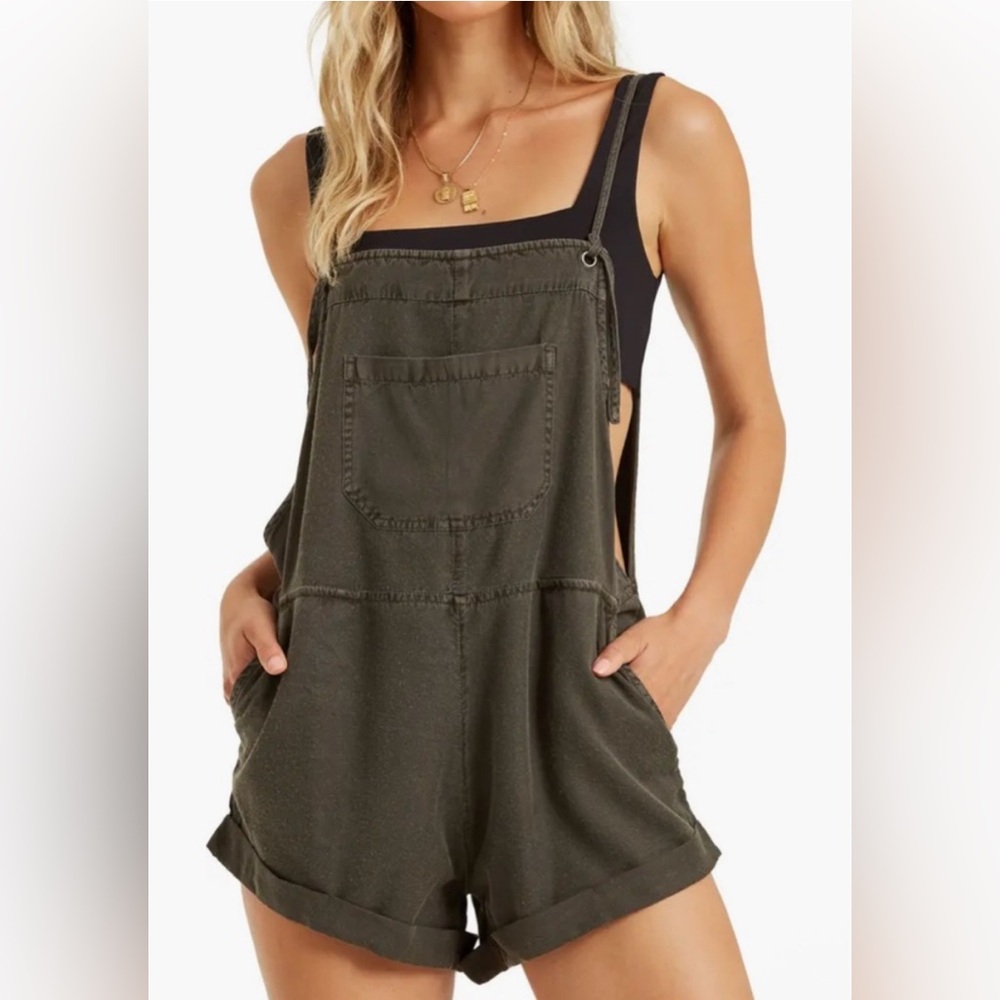 BILLABONG Small Grey Overalls / Beach Cover